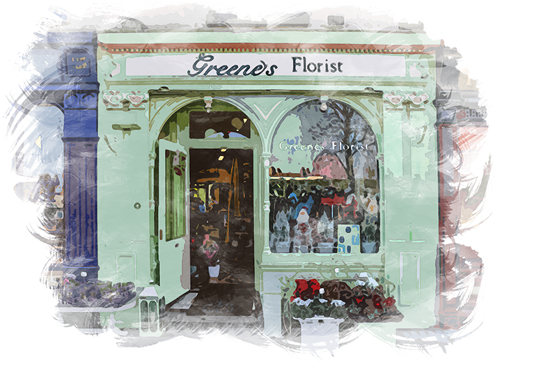 Greenes Florists Facade the best florist in Dublin